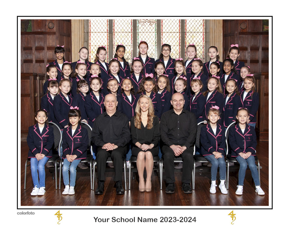 Choir-Group Traditional School Group Photo